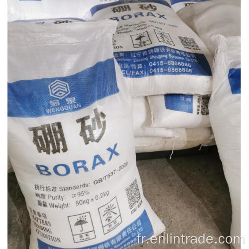 Borax 99,5% min de la poudre de décahydrate